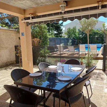T6, 10 Couchages, Front De Mer, Piscine, Pierre La Saint-Pierre-la-Mer (Aude)