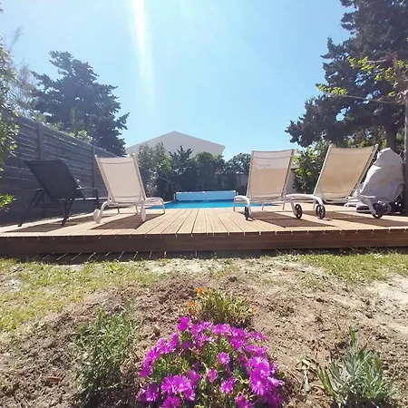 T6, 10 Couchages, Front De Mer, Piscine, Pierre La Saint-Pierre-la-Mer (Aude)